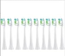 10PCS Brush Heads Compatible for Philips H X3/6/8/9 Series Electric Toothbrush Replacement Toothbrushes(10PCS-W2-white)
