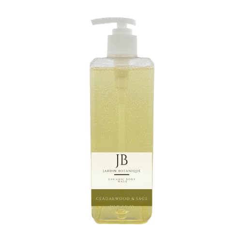 Cedarwood &amp Sage Organic Body Wash (16 oz Bottle)