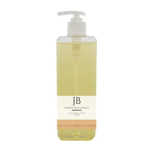 Jardin Botanique Coconut Honey &amp Cedar Organic Body Wash (16 oz Bottle)