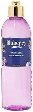 Bluberry Pancake Bath &amp Shower Gel - Luxury Body Wash for Women &amp Mens - Shower Gel Women - 100% Vegan - Luxury Beauty - Body Skin Care Products - 250 ml