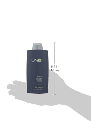 Organic Male OM4 Relieve: Ylang Ylang Perfecting &amp Hydrating Body Wash - Calming and Ultra Nourishing bodycare for Men