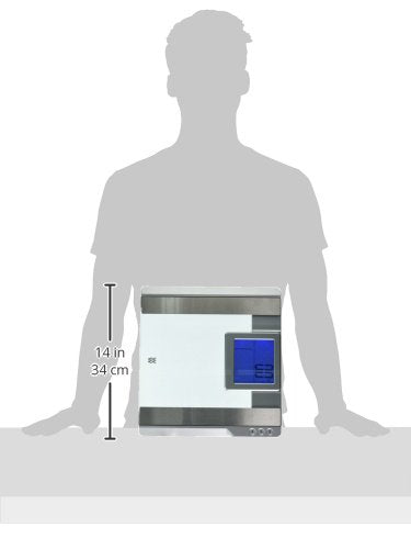 Weight Watchers Scales by Conair Scale for Body Weight Digital Bathroom Scale with Body Fat and BMI in Large Display Clear