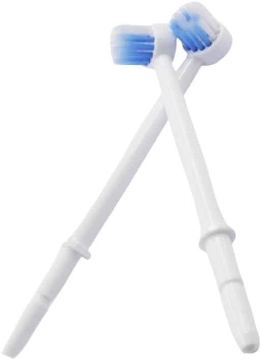 4pcs Water Flosser Brush Head Replacement Tips Compatible with Waterpik WP-100 WP-100W WP-260