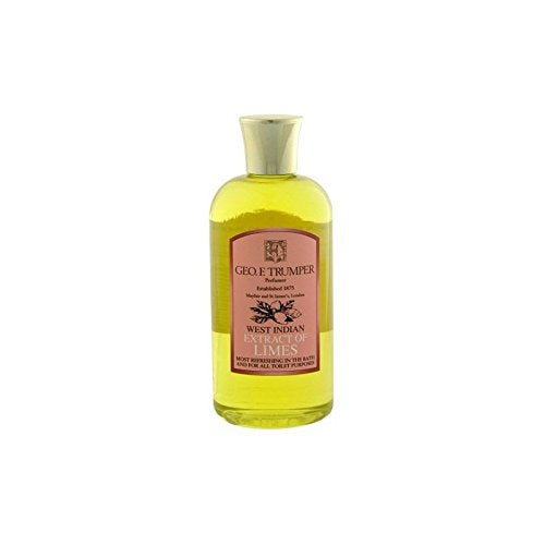 Trumpers Limes Bath &amp Shower Gel - 500ml Travel (Pack of 2)
