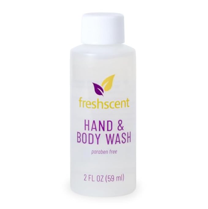 Hand &amp Body Wash 2 oz. (clear bottle) 96's units/cs