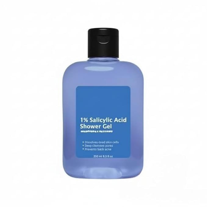 UV Gel | Exfoliating Body Wash To Prevent Body Acne &amp Cleanse Skin Glycolic Acid | For Women &amp Men | 250 ml