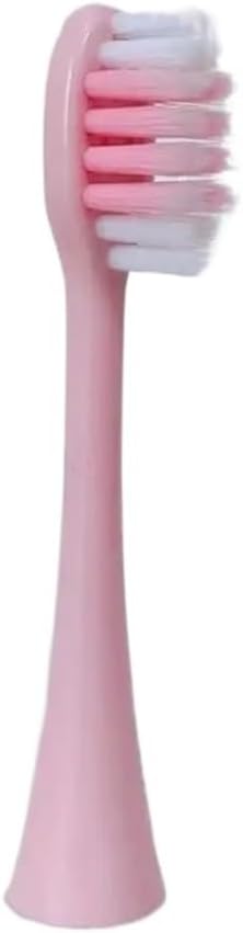 Compatible For4 Pieces Replacement Brush Heads for Children Sonic Electric Toothbrush Cartoon for Kids Rechargeable 5 Modes Teeth Tooth(Ivory)