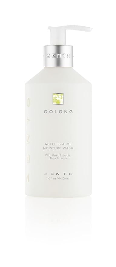 Zents Hand &amp Body Wash (Oolong Fragrance) | Hydrating Anti-Aging Cleanser with Organic Shea Butter &amp Aloe for Dry Skin | Gentle &amp Nourishing | 10 fl oz