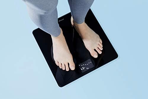 Withings Body - Digital Wi-Fi Smart Scale with Automatic Smartphone App Sync BMI Multi-User Friendly with Pregnancy Tracker &amp Baby Mode