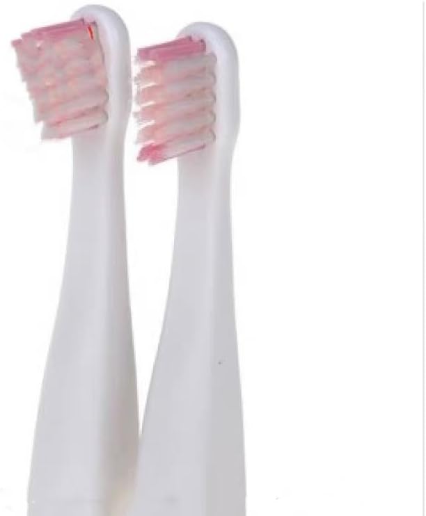 Replacement 2Pcs Electric Toothbrush Brush Head for Panasonic WEW0957-W503 Electric Toothbrush Head EW-DS11 Tooth Care Head Brush (Pink)