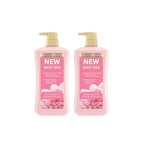Caress-New-Daily Silk Hydrating Body Wash White Peach &amp Orange Blossom (30 fl. oz 2 pk)