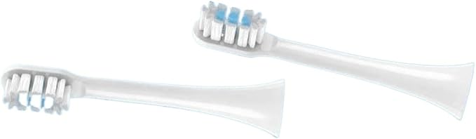 Replacement Toothbrush Heads Compatible for MIJIA T301/T302/T501 Sonic Electric Tooth Brush Soft Bristle Nozzles with Vacuum Packaging(4 pcs BJ Black)