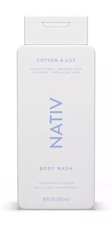 New Limited Edition Collection Body Wash By Nativee - (1) bottle 18 FL OZ (Cotton &amp Lily)