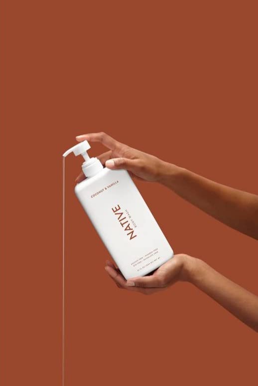 Native Body Wash | Coconut &amp Vanilla Cucumber &amp Mint - 36 oz bottle with pump - Pack of 2