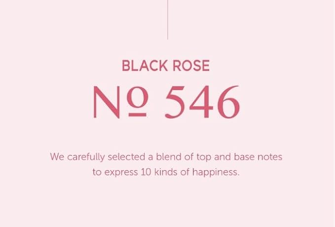 ZEESOON Happy Bath Moisture Performed Shower Body Wash for Women Men No 546 (760ml 25.69 fl oz.) (Black Rose)