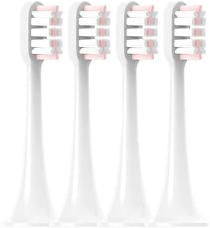 Compatible for T300/T500/T700 Electric Toothbrush Heads Replaceable Refill Nozzles 4Colors(4 Pink)