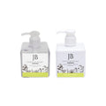 Japanese Citron Organic Body Wash &amp Body Crème Set (8 Oz Body Wash &amp Crème Bottles)