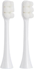 Toothbrush Brush Head Soft Bristle for Phil Soni HX3 HX6 HX9 Series HX3210 3211 6150 6500 6510 6530 9342 6730 9312 9372care IPS(FLP-R2-WH2PCS)
