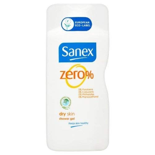 Sanex Zero% Dry Skin Shower Gel 250Ml - Pack of 2