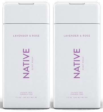 TKK Native Body Wash - Lavender &amp Rose 11.5 oz (340ml) - 2-PACK