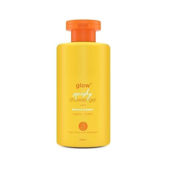 Body Wash Squishy Shower Gel with Papaya &amp Vitamin C for Dry &amp Hydrated Skin for Men &amp Women - 250ml (8.4 Fl Oz)
