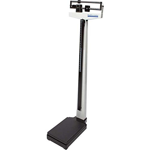 Health o Meter 402KL Scale w/Height Rod 20-1/4-Inch x10-3/8-Inch x57-1/2-Inch Black/Silver