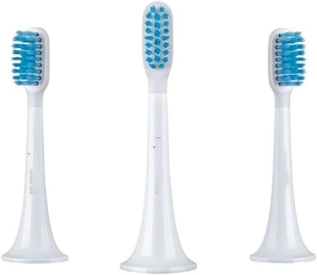 Compatible for MIJIA Sonic Electric Toothbrush Head T100 T200 T200C T300 T301 T302 T500 T700 Replacement Heads(T300T500 Sensitive 3)