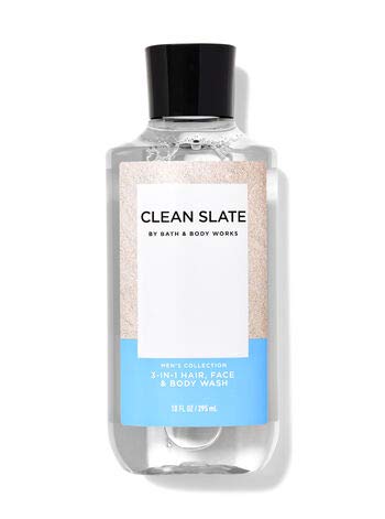 Bath and Body Works Clean Slate 2 Piece Men's Grooming Set Deodorizing Spray and 3-in-1 Hair Face and Body Wash