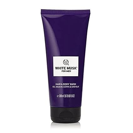 White Musk for Men Hair and Body Wash 6.76 fl oz