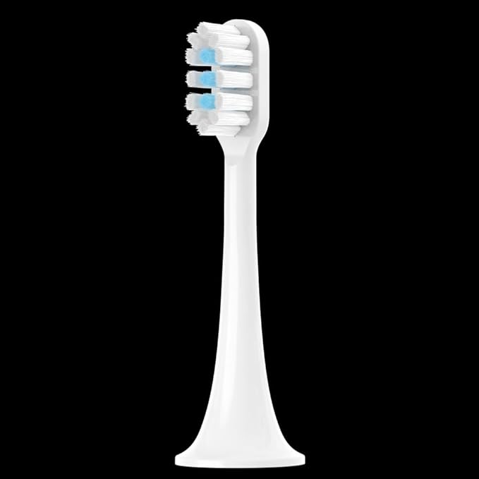 Compatible with T300/T500 Electric Sonic Replacement Toothbrush Head with Soft bristles(White Package Blue)
