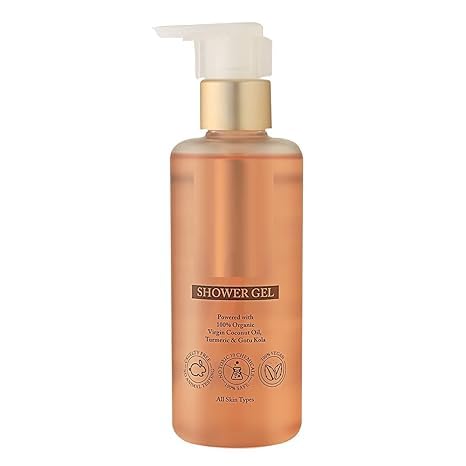 VS Shower Gel with Coconut &amp Ayurveda| Sulphate &amp Paraben Free| Mineral Oil &amp Silicones Free |100% Vegan | 200ml