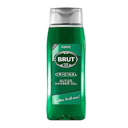 B.R.U.T Original Shower Gel Shower gel for Hair &amp Body Authentic Fragrance 500ml
