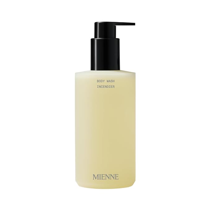 mienne - Body Wash | Warm Smoky Sensual | Hydrating Cleansing | Passion Flower Ylang Ylang (Incendier 10 fl oz | 300 ml)