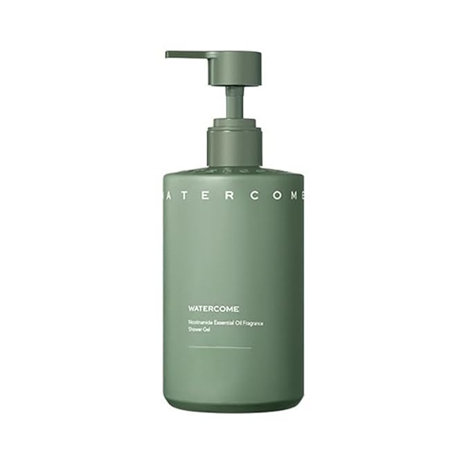 1 PC Updated Version! Watercome Nicotinamide Essential Oil Fragrance Shower Gel Perfumed Body Wash Make Skin Clear Cleansing Moisturizing Nourishing Skin 400ml.