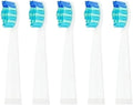 5-10Pcs Replacement Brush Heads Compatible for Seago/Fairywill Electric Toothbrush FW/SG 507/508/515/551/917/959/908 Bristle(5pcs White)