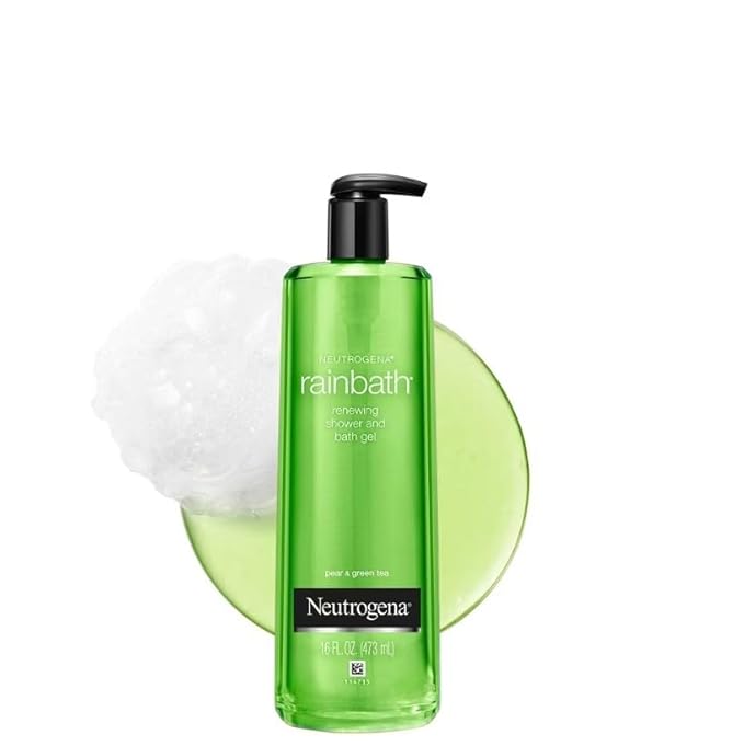 Neutrogena Rainbath Renewing Shower &amp Bath Gel Pear &amp Green Tea 16 fl oz Pack of 2