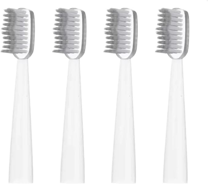 Replacement Toothbrush Heads for JD015 Sonic Electric Soft Bristles Nozzles for Women(8PCS)