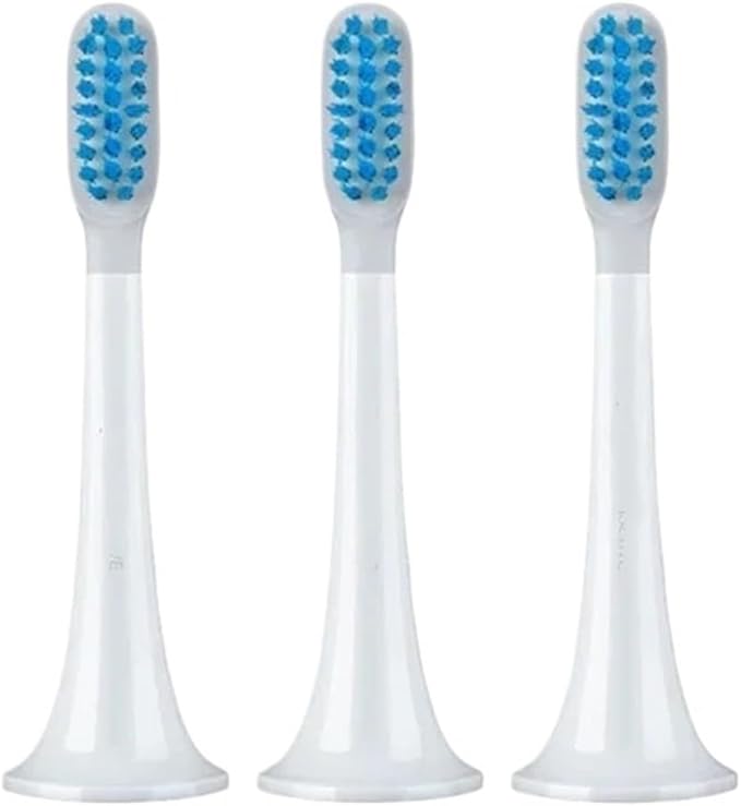 Compatible for 3pcs Original Xiaomi Mijia T300 T500 Sonic Toothbrush Heads Teethbrush Replacement Oral Hygiene Mi Brush Head(Blue 3PCS)