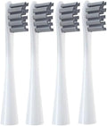 4/12 Pcs Replaceable Brush Heads Suitable Compatible for Oclean X/X PRO/ Z1/ F1/ One/Air 2 /SE Sonic Electric Toothbrush Refills(4gray)