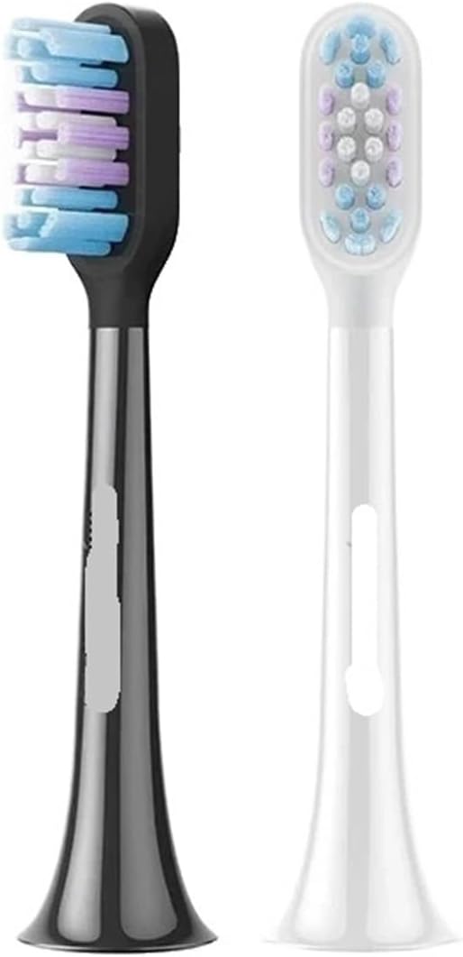 Compatible for T501/T501C Electric Toothbrush Head Full(4pcs Black)