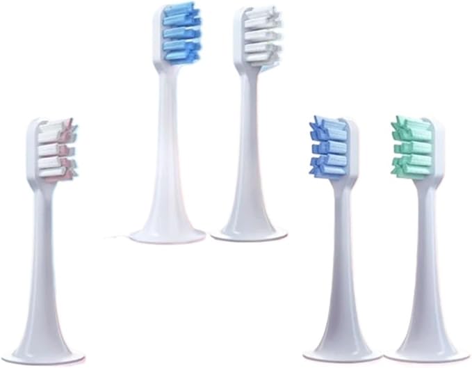 5 PCS Replacement Toothbrush Heads ForCompatible for Xiaomi T300 T500 Sonic Electric Teeth Brush Soft Teethbrush Nozzles(5 Pink)