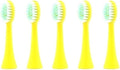 5 Pieces Replacement Brush Heads Electric Toothbrush Teeth Whitening Pattern Soft Head Oral Care(Yellow)