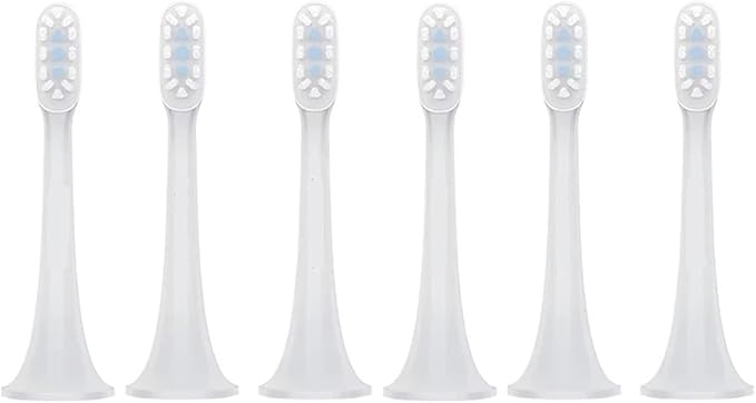 6PCS Replacement HeadsCompatible for Xiaomi Mijia T300 T500 Electric Toothbrush(6PCS-A)