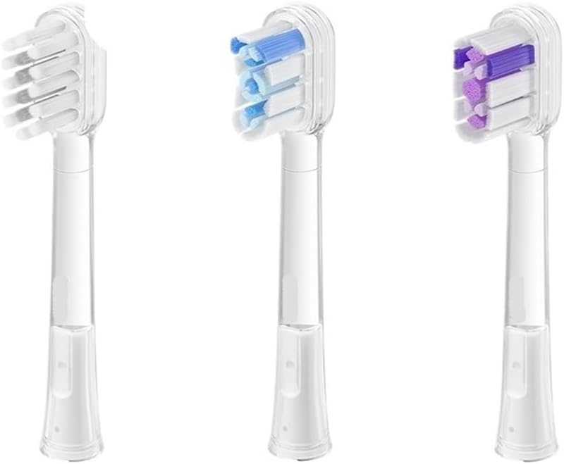 Compatible for Laifen Electric Toothbrush Brush Head LFTBO1-S LFTB01-P ABS LFTB01-A(Standard Clean x3)