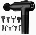 Athlete Massage Gun Deep Tissue Percussion Handheld Massager with 30 Speeds Portable Electric Muscle Massager 2500mAh Battery 9 Heads for Back Neck Shoulder Gift for Him/Her