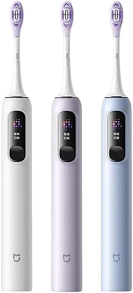 Compatible for XIAOMI MIJIA - Oscillation Toothbrush Pro Smart 4 Modes IPX8 Waterproof Vibration(Gold)