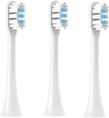 Replaceable Brush Heads Compatible for XIAOMI MIJIA T301 T302 Soft Dupont Clean Bristle WhiteBlue Dark Blue Sonic Nozzles(3 White)