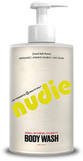 Nutrient-Rich Body Wash | Cleanse Nourish &amp Strengthen Skin with Niacinamide | Free From Parabens Sulfates &amp Phthalates (350 ml NUDIE) (Medium Nudie)