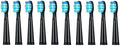 10Pcs Toothbrush Replacement Heads Compatible for SG/FW 910/507/958/515/949/575/551(10pcs Black)