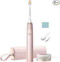 Philips Sonicare Protective Clean 9900 Rechargeable Electric Power Toothbrush Charging Travel Case with USB Charging Soft Brush Head Pink with Accessories